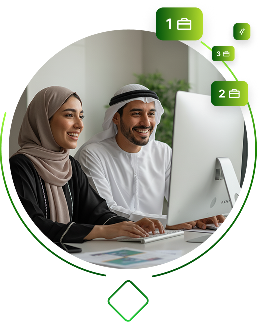 Employer managing multiple jobs